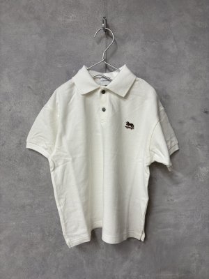 画像1: 入荷予定・2026春夏　　groovycolors　  カノコ BUDDY ポロシャツ　　1；白 (1)