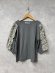 画像1: LILOU+LILY 　30/Cotton　FRILL SLEEVE　　B.GRAY　   size:38 (1)