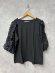 画像1: LILOU+LILY 　30/Cotton　FRILL SLEEVE　　C.BLACK   size:38 (1)