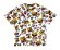 画像1: Hystericmini　　HYSTERIC MINI HOOPS総柄 半袖Tシャツ　　04；ホワイト (1)