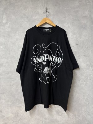 画像1: gomme(H)　Tシャツ　　3；黒　サイズ；M (1)