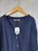 画像2: LILOU+LILY 　High Twist CTN Knit SLEEVELESS   C/D　　D.NAVY　   size:38 (2)