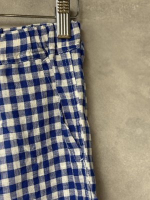画像4: NATURAL LAUNDRY 　　60リネンギージPT　443 ：ブルーギンガム　　サイズ2 (4)