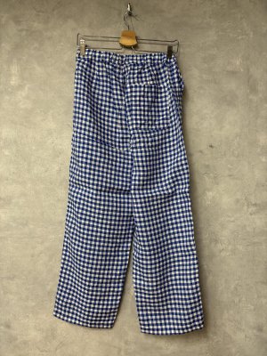 画像3: NATURAL LAUNDRY 　　60リネンギージPT　443 ：ブルーギンガム　　サイズ2 (3)