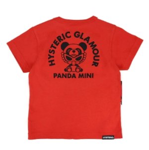 画像2: MY FIRST HYSTERIC　　PANDA MINI 半袖Tシャツ　　20；レッド (2)