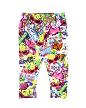 画像1: Hystericmini　　HYSTERIC MINI IN WONDERLAND Viscotex 5分丈レギンス　　44；ブルー系 (1)