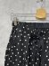 画像2: ヴァンブラン vent blanc　　80ローンポルカドットセミワイドパンツ　　BLACK　　サイズ；F　 (2)
