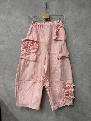 画像1: 2026春夏 フランキーグロウ　VARIOUS FRILL PANTS　カラー；PINK　(おとなサイズ) (1)