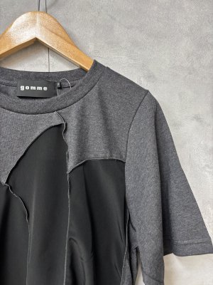 画像2: gomme 　チューリップＴ 　3；チャコール　サイズ；M (2)