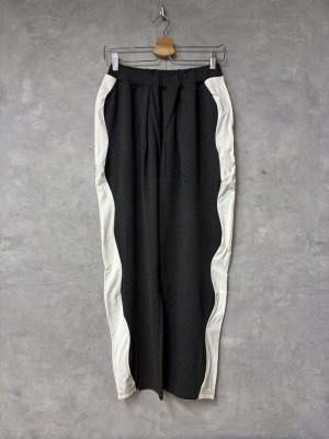 画像1: gomme 　ウェイブポンチパンツ　2:チャコール　　サイズ；M (1)