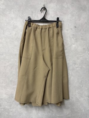 画像1: gomme 　トロフレアパンツ　1；ベージュ　　サイズ；M (1)