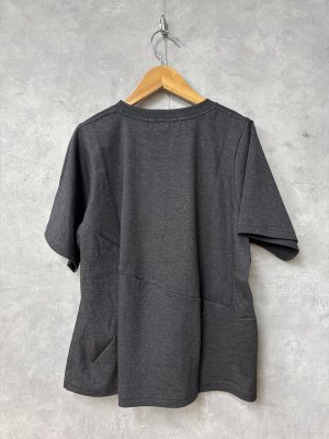 画像3: gomme 　チューリップＴ 　3；チャコール　サイズ；M (3)