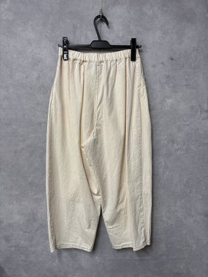 画像3: gomme 　ギャザーポケットデニム　1；アイボリー　　サイズ；M (3)