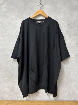 画像1: gomme(H)　ポンチ切替Ｔ　３；黒　サイズ；M (1)