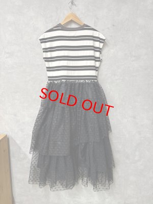 画像5: 2026春夏　GTH　ボーダーテンジク マルチティアード ガッタイ OP　　2；黒 (5)