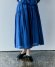 画像1: douxbleu　スシボイル タックギャザースカート　50；ブルー　　サイズ；FREE (1)