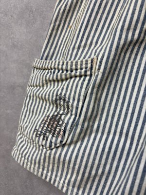 画像4: 2026春夏 　DENIMDUNGAREE　　ヒッコリー SNOOPY クロップド PN　　14；ブルー (4)
