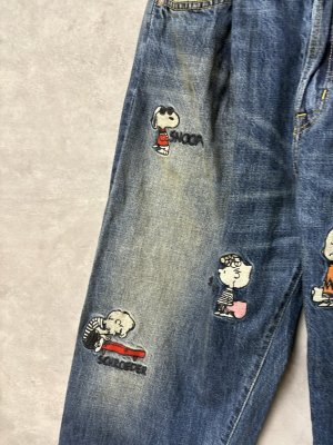 画像3: 2026春夏 　DENIMDUNGAREE　　エアリーデニム SNOOPY LPN　14；ブルー　　サイズ；01 (3)