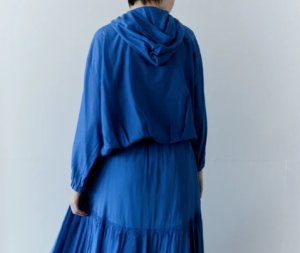 画像2: douxbleu　スシボイル ワイドパーカー　　　50；ブルー　　サイズ；FREE (2)