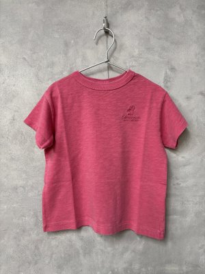 画像1: 2026春夏 　DENIMDUNGAREE　　テンジク PENNIE DYED TEE　6；ピンク (1)