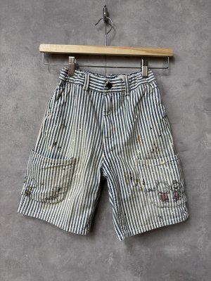 画像1: 2026春夏 　DENIMDUNGAREE　　ヒッコリー SNOOPY クロップド PN　　14；ブルー (1)