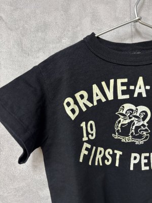 画像2: 2026春夏 　DENIMDUNGAREE　　テンジク FIRST PENNIE TEE　　2；黒 (2)