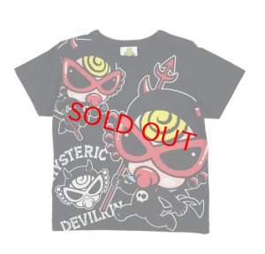 画像1: MY FIRST HYSTERIC　　トコトコ DEVILKIN 半袖Tシャツ　　10；ブラック (1)