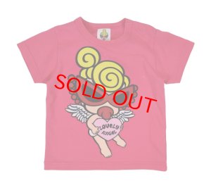 画像1: MY FIRST HYSTERIC　ANGEL MINI 羽付き 半袖Tシャツ　　26；マゼンタ (1)