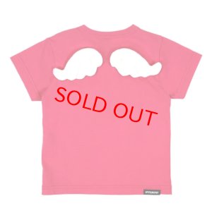 画像2: MY FIRST HYSTERIC　ANGEL MINI 羽付き 半袖Tシャツ　　26；マゼンタ (2)