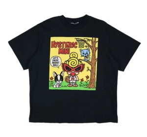 画像1: Hystericmini　　HYSTERIC MINI HOOPS BIG Tシャツ　　10；ブラック (1)
