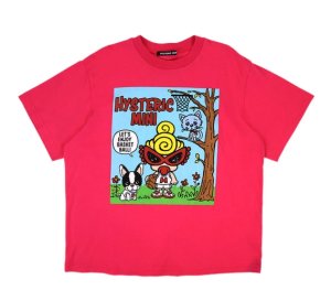 画像1: Hystericmini　　HYSTERIC MINI HOOPS BIG Tシャツ　　26；マゼンタ (1)