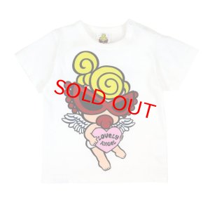 画像1: MY FIRST HYSTERIC　ANGEL MINI 羽付き 半袖Tシャツ　　00；ホワイト　 (1)