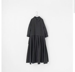 画像1: VC 　　フレアタックシャンブレーワンピース　　　 GRAY   サイズ：F (1)