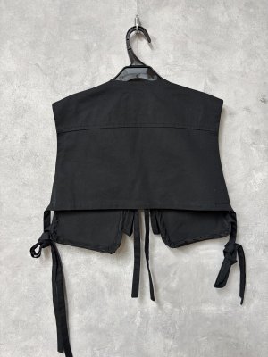 画像3: gomme   ベスト　　3；黒　　　サイズ；M (3)