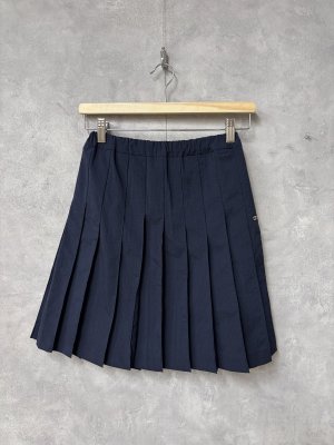 画像1: 2026春夏　FITH  　Cool Max  サッカープリーツスカート　　4；紺　　サイズ；155 (1)