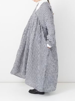 画像3: VC 　 ギンガムチェックワンピース　BLACK CHECK　   サイズ：F (3)