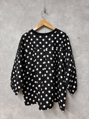 画像3: NATURAL LAUNDRY 　DOTプルオーバー　994；ブラック　　サイズ2 (3)