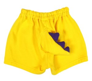 画像2: MY FIRST HYSTERIC　MINILA しっぽ付き ハーフパンツ　60；イエロー (2)