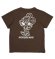 画像2: MY FIRST HYSTERIC　HYSTERIC MINI HOOPS BOX GRAPHIC 半袖Tシャツ　70；ブラウン (2)