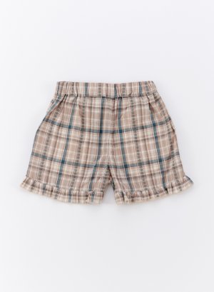 画像2: OCEAN&GROUND 　先染めフリルショーツ (2)