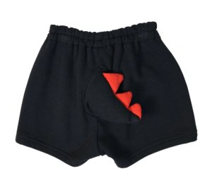 画像2: MY FIRST HYSTERIC　MINILA しっぽ付き ハーフパンツ　10；ブラック (2)