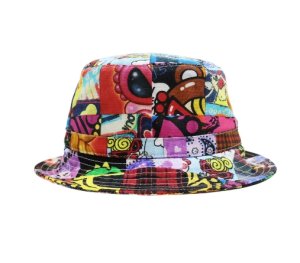 画像1: Hystericmini　　CRAZY QUILT総柄 Viscotex ハット　　90；マルチ (1)