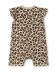 画像2: X-girl kids 　キラッキーレオパード総柄 ショートオール　　22；ベージュ (2)