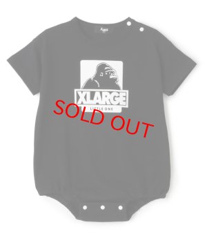 画像1: XLARGE KIDS　 OG 半袖ロンパース　　80；黒　サイズ；70 (1)