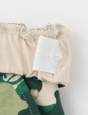 画像3: XLARGE KIDS　 ファニーゴリラカモ総柄 ショートパンツ　　40；グリーン (3)