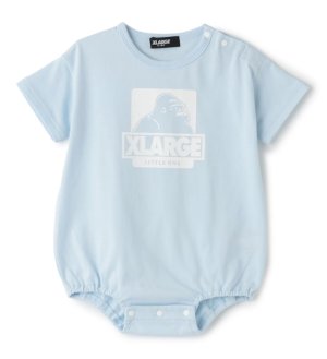 画像1: XLARGE KIDS　 OG 半袖ロンパース　　56；L・ブルー　　サイズ；70 (1)