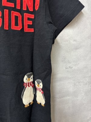 画像4: 2026春夏 　DENIMDUNGAREE　　テンジク LIFE TEE　　2；黒　 (4)