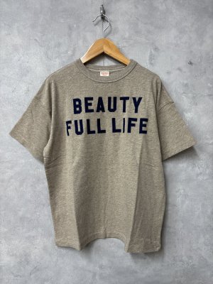 画像1: 2026春夏 　DENIMDUNGAREE　　テンジク LIFE TEE　　27；ライトブラウン (1)