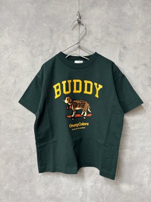 画像1: 2026春夏　 groovycolors　テンジク BUDDY S/S TEE　8；グリーン (1)