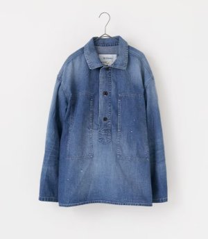 画像1: VC 　VC-2816 デニムプルオーバーシャツ   INDIGO    サイズ：F (1)